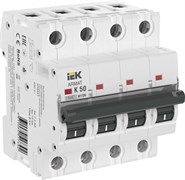 IEK ARMAT Автоматический выключатель M10N 4P K 50А AR-M10N-4-K050 IEK ARMAT Автоматический выключатель M10N 4P K 50А AR-M10N-4-K050