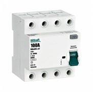 Dekraft ВДТ 4P 100A 300мА тип AC 6кА УЗО-03 14254DEK Dekraft ВДТ 4P 100A 300мА тип AC 6кА УЗО-03 14254DEK