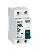 Dekraft ВДТ 2P 80А 30мА тип AC 6кА УЗО-03 14211DEK Dekraft ВДТ 2P 80А 30мА тип AC 6кА УЗО-03 14211DEK