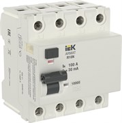 IEK ARMAT ВДТ R10N 4P 100А 30мА тип AC AR-R10N-4-100C030 IEK ARMAT ВДТ R10N 4P 100А 30мА тип AC AR-R10N-4-100C030