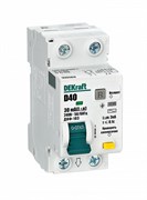Dekraft Дифференциальный автомат (АВДТ) 1Р+N 40А 30мА тип AC х-ка D ДИФ-103 4.5кА 16065DEK Dekraft Дифференциальный автомат (АВДТ) 1Р+N 40А 30мА тип AC х-ка D ДИФ-103 4.5кА 16065DEK