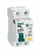 Dekraft Дифференциальный автомат (АВДТ) 1Р+N 50А 30мА тип AC х-ка D ДИФ-103 4.5кА 16066DEK Dekraft Дифференциальный автомат (АВДТ) 1Р+N 50А 30мА тип AC х-ка D ДИФ-103 4.5кА 16066DEK
