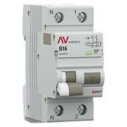 Автоматический выключатель дифференциального тока DVA-6 1P+N 16А (B) 10мА (AC) 6кА EKF AVERES rcbo6-1pn-16B-10-ac-av Автоматический выключатель дифференциального тока DVA-6 1P+N 16А (B) 10мА (AC) 6кА EKF AVERES rcbo6-1pn-16B-10-ac-av