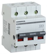 IEK GENERICA Выключатель нагрузки (мини-рубильник) ВН-32 3Р 100А MNV15-3-100 IEK GENERICA Выключатель нагрузки (мини-рубильник) ВН-32 3Р 100А MNV15-3-100