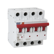 КЭАЗ OptiDin ВМ63Р Выключатель нагрузки 4P 40A AC (BM63P-440-УХЛ3) 103897 КЭАЗ OptiDin ВМ63Р Выключатель нагрузки 4P 40A AC (BM63P-440-УХЛ3) 103897