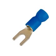 DKC Наконечник вилочный с изолир.фланцем ПВХ, легкий ввод жилы, 1,5-2,5 кв.мм М8 (д.8,4 мм) (НВИ) 2B18P-EE-PVC