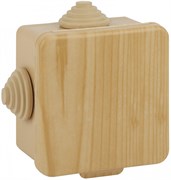 ЭРА KOR-100-100-50-8g-P Коробка распаячная открытой установки КОР (сосна) 100х100х50мм с гермовводами 8 вх. Б0043223 ЭРА KOR-100-100-50-8g-P Коробка распаячная открытой установки КОР (сосна) 100х100х50мм с гермовводами 8 вх. Б0043223