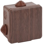 ЭРА KOR-100-100-50-8g-O Коробка распаячная открытой установки КОР (дуб) 100х100х50мм с гермовводами 8 вх. IP Б0043224 ЭРА KOR-100-100-50-8g-O Коробка распаячная открытой установки КОР (дуб) 100х100х50мм с гермовводами 8 вх. IP Б0043224