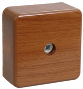 IEK Коробка распаячная КМ для о/п 50х50х20мм дуб UKO10-050-050-020-K24-E