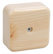 IEK Коробка распаячная КМ для о/п 50х50х20мм сосна UKO10-050-050-020-K34-E