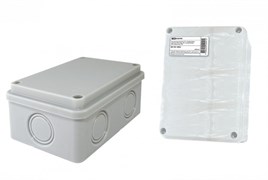 TDM Распаячная коробка ОП 120х80х50мм, крышка, IP55, 6 вх., без гермовводов, инд. штрихкод SQ1401-0825