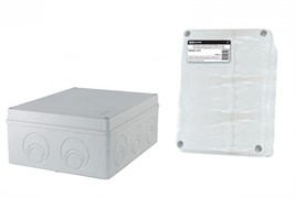 TDM Распаячная коробка ОП 240х195х90мм, крышка, IP55, кабельные ввода d28-3 шт., d37-2 шт., SQ1401-1272