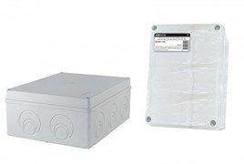 TDM Распаячная коробка ОП 240х195х90мм, крышка, IP55, мон. плата, каб. ввод. d28-3 шт., d37-2 шт., SQ1401-1342