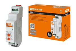 TDM Реле времени РВД-0,1с/10мин-75мс/150мс-2х8А-24/230В-DIN ("звезда-треугольник", 24-230В АС/DC) SQ1503-0024