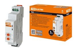 TDM Реле времени РВО3-ВЫК-0,1с/10дн-8А-24/230В-DIN (зад.выкл., 0,1с-10дней, 24/230В AC/DC) SQ1503-0029