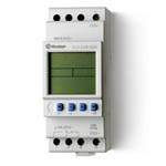 Finder Реле времени цифровое недельное; монтаж на рейку 35мм; 2СO 16A; питание 230В АC; ширина 35.8мм; степень защиты IP20 122282300000