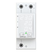 Welrok VIP-63 реле напряжения с контролем тока 63 А (max 80 A), 13 900 ВА 4660251140335