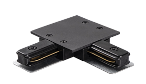 Jazzway PTR/R CL-BL Коннектор чёрный L-обр. (встраиваемый) .5031852