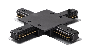 Jazzway PTR/R CX-BL Коннектор чёрный X -обр. (встраиваемый) .5031937