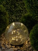 ЭРА ERASF012-24 Садовый светильник Шар на солнечной батарее, 15 LED 15 cм Б0044232