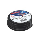 Кабель силовой медный ВВГ-Пнг(А) 3x1,5 мм², длина 5 метров, ГОСТ 31996-2012, ТУ 16-705.499-2010 Rexant 01-8215-5