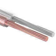 Кабель акустический, 2х2.50 мм², прозрачный SILICON, 5 м. Rexant 01-6308-05