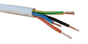 Провод ПВС 5х2,5 (4х2,5+1х2,5) б Дмитров-кабель 000001188