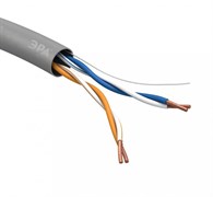 ЭРА U-2-PVC Кабель витая пара U/UTP 2x2x24 AWG Cat5e CU PVC 305м Б0044428