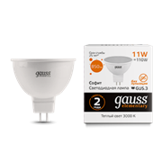 Gauss Лампа Elementary MR16 11W 850lm 3000K GU5.3 LED 13511