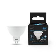 Gauss Лампа MR16 5W 530lm 6500K GU5.3 LED 101505305