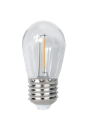 Jazzway Лампа PLED- ECO- S14 1w E27 2700K CLEAR .5040625