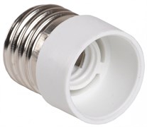 IEK ПР27-14-К02 Переходник пластик, Е27-Е14, белый, индивидуальный пакет, EPR12-01-01-K01