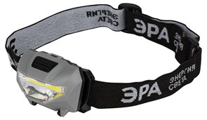 ЭРА Фонарь налобный светодиодный GA-505 Блэкджек аккумуляторный мощный яркий 3 режима Б0057455