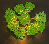 Navigator Гирлянда 80 722 NGF-D017-10WW-2AA (деревянные елочки 1.65м TR) 80722