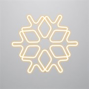 NEON-NIGHT Фигура «Снежинка» из гибкого неона, 60х60 см, цвет свечения теплый белый 501-326