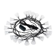 NEON-NIGHT Гирлянда светодиодная "Колокольчики" 20 LED RGB 2,8 метра 303-062