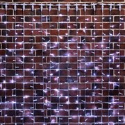 NEON-NIGHT Гирлянда "Светодиодный Дождь" 2х9м, постоянное свечение, прозрачный провод, 230 В, диоды БЕЛЫЕ, 2200 LED 235-195