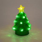NEON-NIGHT Акриловая светодиодная фигура «Елочка» 15х15х22 см, 20 светодиодов, батарейки 2хAA (не входят в комплект) 513-322