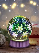 ЭРА ENGDS-15 Шар с внутренней проекцией Снежинки, 3*AAA, IP20 Б0051951