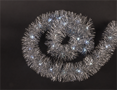 Navigator Гирлянда 95 041 NGF-D043-01 (мишура белая) 95041