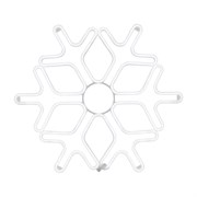 NEON-NIGHT Фигура «Снежинка» из гибкого неона, 60х60 см, цвет свечения белый 501-325