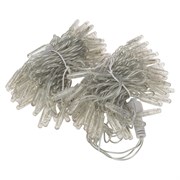 NEON-NIGHT Гирлянда Нить 10м, с эффектом мерцания, прозрачный ПВХ, 24В, цвет: Тёплый белый 305-256