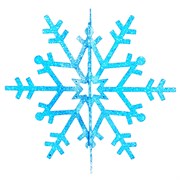 NEON-NIGHT Елочная фигура "Снежинка резная 3D", 61 см, цвет синий 502-363