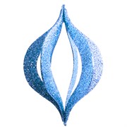 NEON-NIGHT Елочная фигура "Сосулька складная 3D", 51 см, цвет синий 502-323