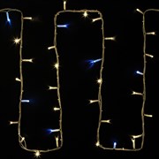 NEON-NIGHT Гирлянда модульная "Дюраплей LED" 20м 200 LED белый каучук , мерцающий "Flashing" (каждый 5-й диод), ТЕПЛЫЙ БЕЛЫЙ 315-186