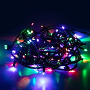 ЭРА Светодиодная новогодняя гирлянда ЭРА ERAPS-PM10 нить уличная 10 м мультиколор 100 LED Б0056016