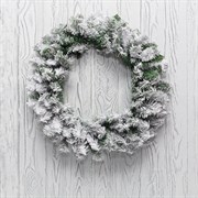 NEON-NIGHT Заснеженный еловый венок Ø 60 см, ПВХ 307-148