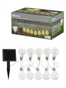 TDM Гирлянда ССГ-110 "Лампы" на солнечной батарее, 1,3 м, 60 LED, теплый белый, IP44 SQ0330-0181