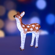 NEON-NIGHT Акриловая светодиодная фигура "Оленёнок коричневый" 85х71х20 см, 800 светодиодов, IP65 понижающий трансформатор в комплекте, 513-106