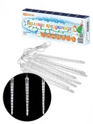 TDM Гирлянда светодиодная "Сосульки фигурные" 2,1 м, 176LED, 8 шт, падающий белый свет, 250 В, IP44 SQ0361-0095